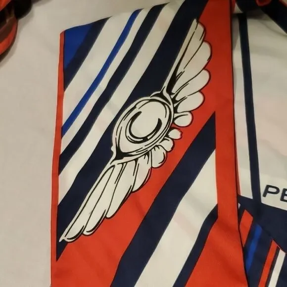 Striped  print  skinny  scarf - Picture 7 of 8